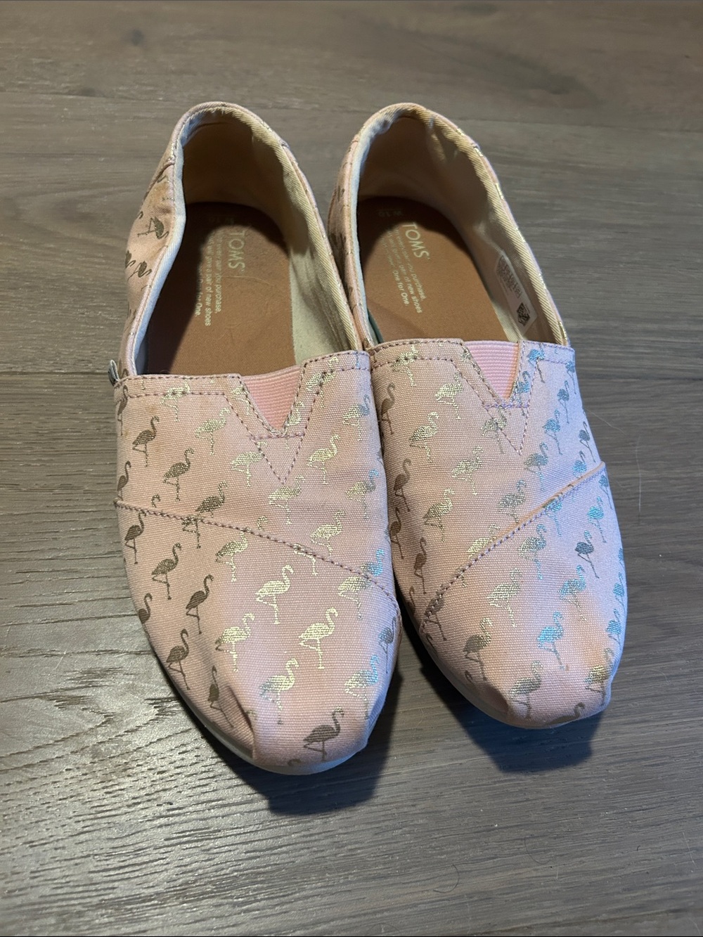 EUC Toms Flamingo Classics - Picture 6 of 14